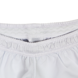 Close-up view of the waistband on the USA Rugby 24/25 Matchday Away Shorts by Macron, showing elastic detailing and stitching designed for enhanced rugby performance.