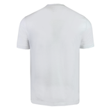 The USA Rugby 25 Leisure T-Shirt by Macron is a plain white short-sleeve tee, shown from the back on a white background—ideal for fans who value comfort and simplicity.