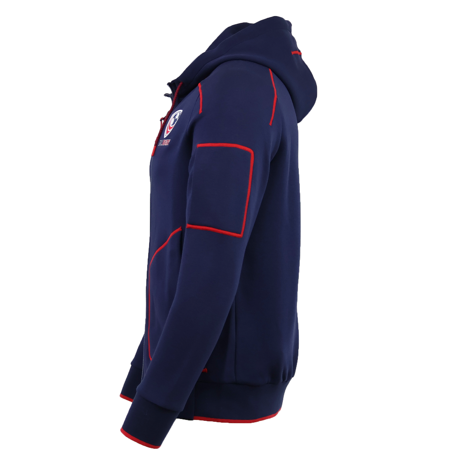 USA Rugby 25/26 Athleisure Cotton Full-zip Hoodie by Macron
