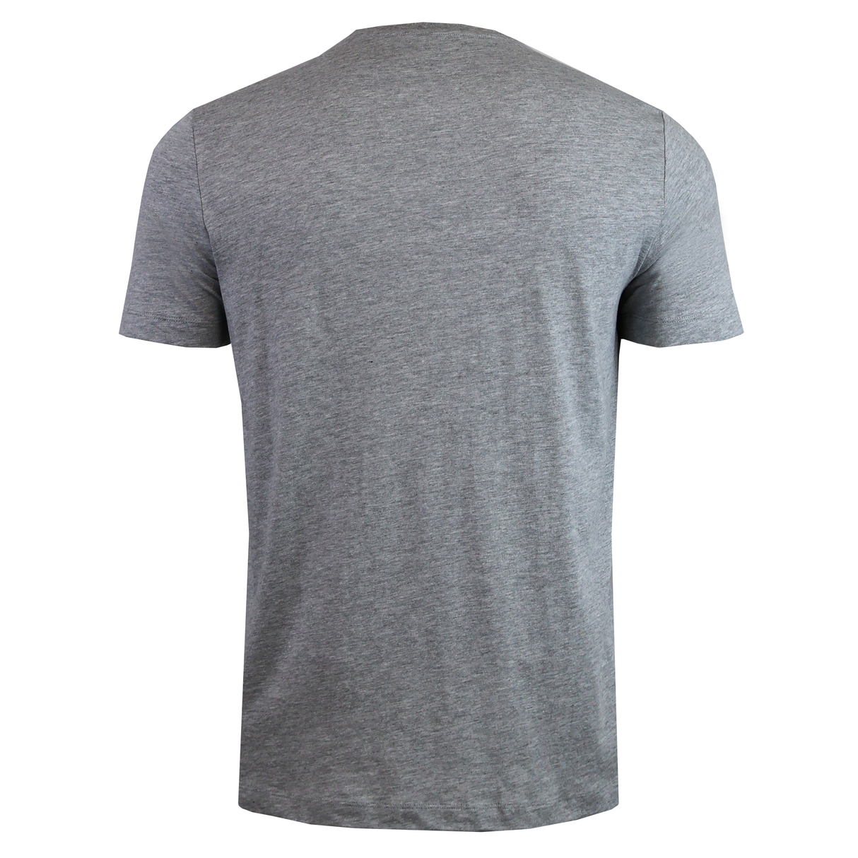 USA Rugby M25/26 Leisure Shirt by Macron in plain gray with short sleeves, displayed from the back on a white background.