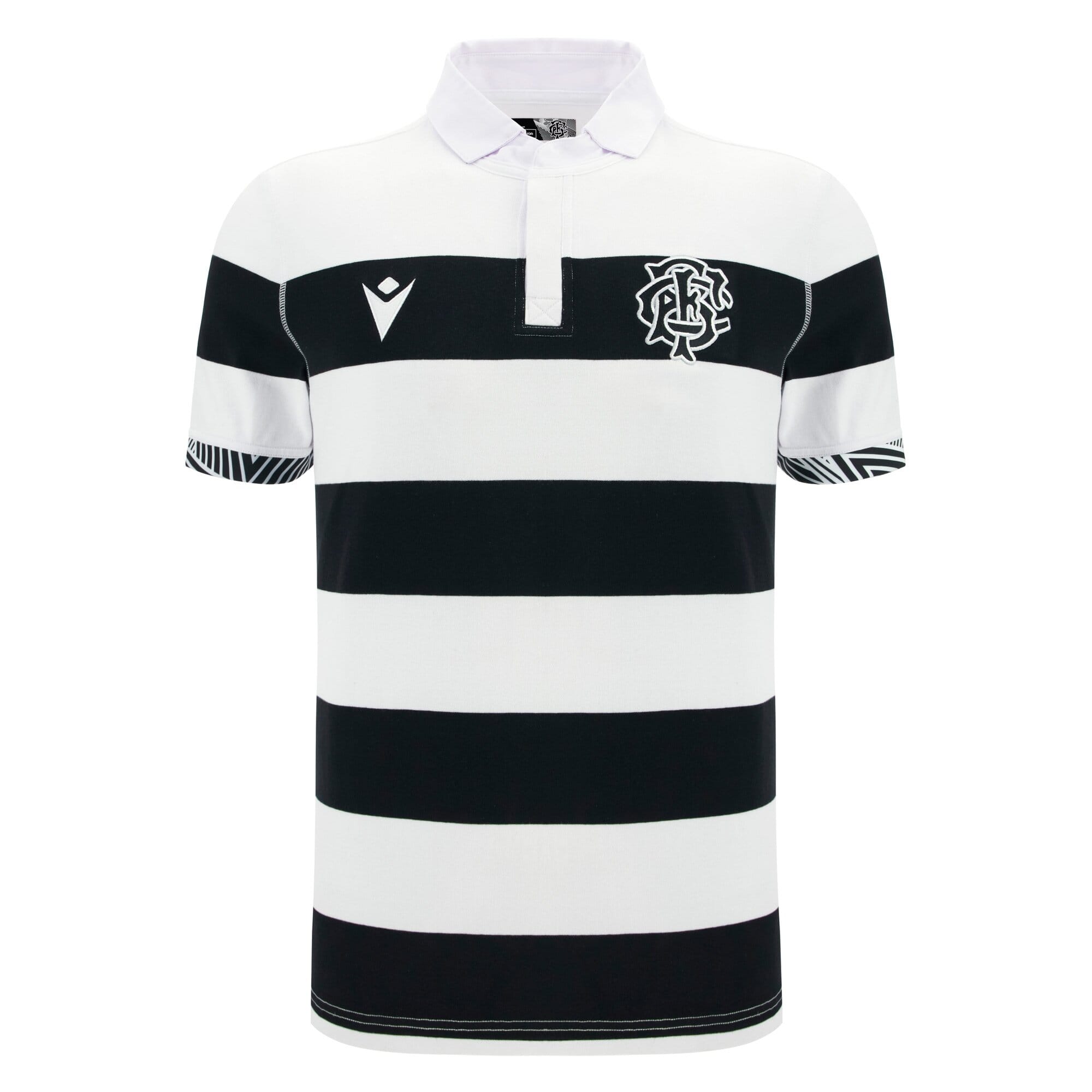 Barbarians 25/26 Cotton Short Sleeve Home Jersey by Macron / World