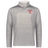 The EMB Augusta Nations of Rugby Japan Pursuit 1/4 Zip Pullover is light gray with "JAPAN RUGBY" and a red cherry blossom emblem on the left chest.