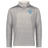The EMB Augusta Nations of Rugby Argentina Pursuit 1/4 Zip Pullover is a light gray, long-sleeve top featuring a blue Argentina Rugby logo on the left chest.
