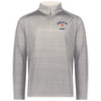 Support England Rugby in style with the EMB Augusta Nations of Rugby England Pursuit 1/4 Zip Pullover, featuring "England Rugby" and a red rose emblem on the left chest.