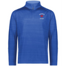 The EMB Augusta Nations of Rugby France Pursuit 1/4 Zip Pullover features “FRANCE RUGBY” and a red rooster logo embroidered on the left chest, celebrating French rugby heritage with classic style.