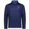 The EMB Augusta Nations of Rugby Australia Pursuit 1/4 Zip Pullover is a navy, long-sleeve top with "AUSTRALIA RUGBY" and a yellow kangaroo logo—perfect for fans wanting to show their Rugby Australia pride.