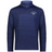 The EMB Augusta Nations of Rugby Ireland Est 1875 Pursuit 1/4 Zip Pullover in dark blue features subtle horizontal stripes and the "Ireland Rugby EST 1875" logo on the chest—a stylish nod to Irish rugby heritage.
