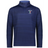 The EMB Augusta Nations of Rugby Italy Pursuit 1/4 Zip Pullover is a navy long-sleeve with subtle stripes and an "Italy Rugby" logo on the chest—ideal for fans.