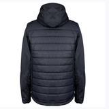 The back view of a Gilbert Pro Active Full-Zip Jacket, highlighting its details.