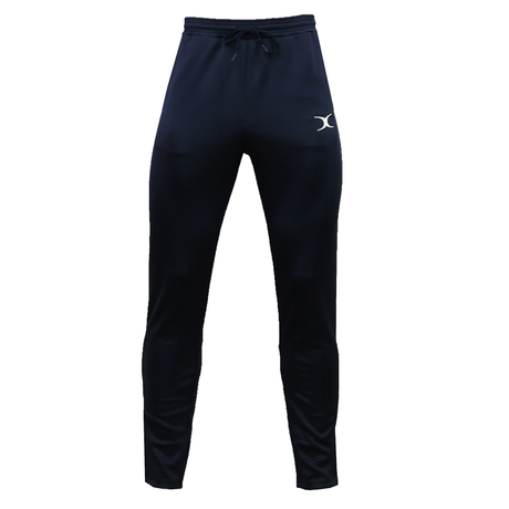 Gilbert GTS Training Pants by Gilbert feature a drawstring waist and a small white Gilbert logo on the left thigh, perfect for rugby training. Shown against a white background.