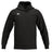 Black long-sleeved Gilbert Atom Hoodie with a hood, a front kangaroo pocket, and a small white logo on the right chest.