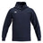 Navy blue Gilbert Atom Hoodie with long sleeves, a front kangaroo pocket, and a white logo on the right chest.