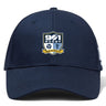 The 901 Rugby Retro Trucker Cap by EMB Alpha Broder features an embroidered "901 Rugby" logo and "Germantown TN" text on the front, complemented by a navy blue design and a snapback closure for the perfect fit.