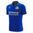 The Italy 25/26 Authentic Home Jersey by Macron features a classic collar, Italian Rugby Federation crest, and "Vittoria Assicurazioni" sponsor—ideal for true fans.