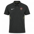 Black RC Toulon Training Polo by Nike with a dark green side panel, a white Nike swoosh on the right chest, and the team crest on the left.