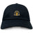 The Arrows Rugby Club 10th Anniversary Adult Low-Profile Cotton Twill Dad Cap by EMB S&S Activewear features a gold and black logo with embroidered team branding and the years 2014-2023 on the front.