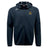 The Arrows Rugby Club 10th Anniversary Tempo Vapodri Full-Zip Hoodie by EMB Canterbury features a hood, two front pockets, a small embroidered logo on the left chest, and a white Canterbury logo on the right shoulder for style and comfort.