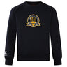 The Arrows Rugby Club 10th Anniversary Club Crew Sweatshirt by WRS Canterbury is a black ultra-soft sweatshirt with a "10th Anniversary Season 2015-2025" chest emblem and a small white Canterbury logo on the left sleeve.