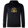 The Arrows Rugby Club 10th Anniversary Club Lightweight Hoodie by WRS Canterbury features a front logo with "Anniversary Season 2018-2023" and shield design, plus a small sleeve logo for comfort and style.