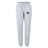 The Arrows Rugby Club 10th Anniversary Women's Leisure Sweatpant by EMB Canterbury features light gray fabric, a drawstring waist, cuffed ankles, and a small embroidered Canterbury logo on the upper left thigh.