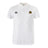 The Arrows Rugby Club 10th Anniversary Waimak Polo by EMB Canterbury is a white short-sleeve rugby polo with a collar, three buttons, and two embroidered chest logos—one on each side.