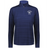 The EMB Augusta Women's Nations of Rugby Argentina Pursuit 1/4 Zip Pullover is a blue, long-sleeve top with the Argentina Rugby logo on the left chest—stylish, moisture-wicking athletic wear.