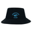 The EMB S&S Activewear Nations of Rugby Argentina Rugby Crusher Bucket Hat is a black cotton twill hat with a blue puma head logo and "Argentina Rugby" text—perfect for passionate Argentina rugby fans.