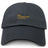 The Arrows Rugby Club Adult Low-Profile Cotton Twill Dad Cap by EMB S&S Activewear features a black design with a yellow "Arrows Rugby" logo and three arrows above "Arrows," perfect for fans wanting a stylish embroidered team hat.