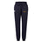 The Arrows Rugby Club Women's Leisure Sweatpant by EMB Canterbury features a drawstring waist, elastic cuffs, and front logos—a white Canterbury emblem and yellow Arrows Rugby crest—for comfort and sporty style.