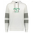 The Nations of Rugby Australia Jackson Way Hoodie by WRS Augusta features grey sleeve bands, a green kangaroo graphic, and "Australia Rugby" on the chest—ideal for any Rugby Australia fan.
