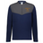The EMB Augusta Nations of Rugby Australia Sideline Grid 1/4 Zip Pullover features navy and gray colors, "AUSTRALIA RUGBY" text, and a kangaroo logo—perfect for fans seeking stylish Australia rugby apparel.
