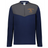 The EMB Augusta Nations of Rugby Australia Sideline Grid 1/4 Zip Pullover features navy and gray colors, "AUSTRALIA RUGBY" text, and a gold kangaroo logo on the upper left chest.