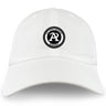 The Atlanta Premier Rugby Club Adult Low-Profile Cotton Twill Dad Cap by EMB S&S Activewear features a circular black and white team logo on front center—a great hat for rugby fans and players.