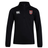 The AG Bulldogs Club 1/4 Zip Mid Layer Training Top by EMB Canterbury features soft black fleece, a Canterbury logo on the right chest, and a red and white Bulldogs crest on the left chest.