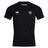 The Atlanta Premier Rugby Club Club Dry Tee by EMB Canterbury is a black short-sleeved, round-neck t-shirt with a Canterbury logo on the right chest and "AR" emblem on the left, featuring breathable Vapodri Technology for comfort.