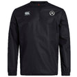 The Atlanta Premier Rugby Club Vaposhield Contact Top by EMB Canterbury is a black long-sleeve pullover featuring the Canterbury logo on the right chest and a round team emblem on the left—perfect as a custom rugby top.