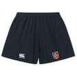 The AG Bulldogs Yokohama Short by Canterbury features the EMB Canterbury logo on the left leg and a bulldog crest on the right leg.