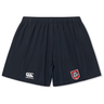 The AG Bulldogs Yokohama Short by Canterbury features the EMB Canterbury logo on the left leg and a bulldog crest on the right leg.