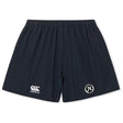 The Atlanta Premier Rugby Club Yokohama Short by EMB Canterbury features an elastic waistband, Canterbury logo on the left leg, and a circular AR badge on the right. Ideal for comfort and performance, on or off the field.