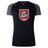 The AG Bulldogs Women's Elite Training Tee by WRS Canterbury is a black and dark gray lightweight short-sleeve sports shirt featuring a red and white bulldog crest with "1920" on the chest.
