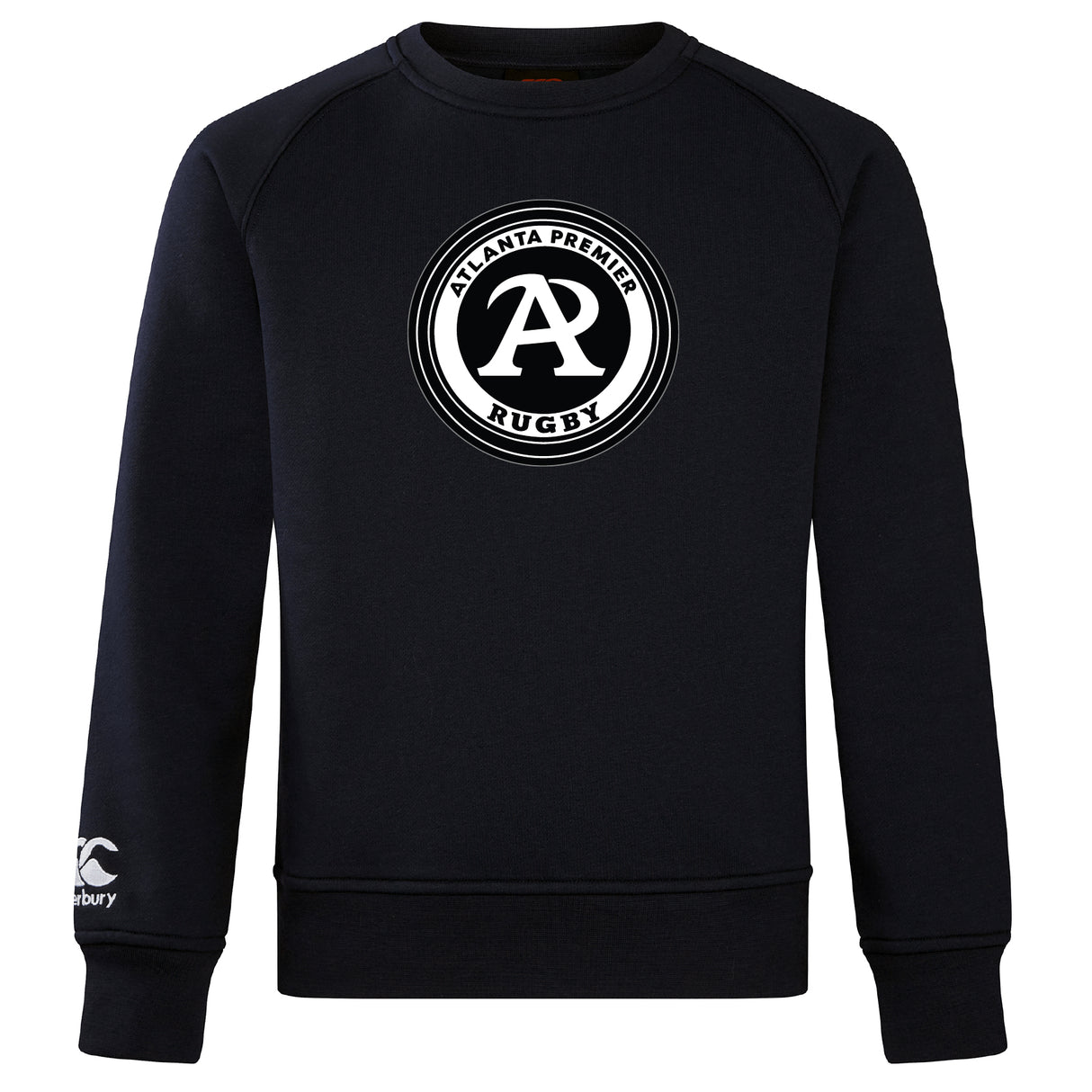 The Atlanta Premier Rugby Club Crew Sweatshirt by Canterbury features the team logo on the chest and an embroidered CCC logo on the lower left sleeve. Ultra soft, this WRS Canterbury sweatshirt is perfect for fans.