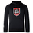 The AG Bulldogs Club Lightweight Hoodie by WRS Canterbury is a black hoodie featuring a bulldog graphic with a red shield and "1920" on the chest, kangaroo pocket, and the Canterbury Club white logo on the left sleeve cuff.