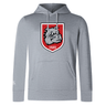 Show your Canterbury Club spirit in the AG Bulldogs Club Lightweight Hoodie by WRS Canterbury, a light gray, lightweight hoodie with a bold bulldog mascot and 1920 shield logo on the chest, plus a cozy kangaroo pocket for everyday comfort.