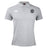 Light grey short-sleeve Atlanta Premier Rugby Club Waimak Polo by EMB Canterbury, with a buttoned collar, black circular left chest logo, and white "Canterbury" logo on the right chest.