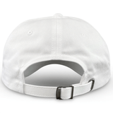 The back of a Stormers Rugby Cotton Twill Dad Cap with a metal buckle, perfect for the EMB Alpha Broder rugby team.
