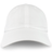 The S&S Activewear Adult Low-Profile Cotton Twill Dad Cap is shown in plain white from the front, set against a white background.