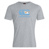 The WRS Canterbury Argentina CCC Flag Club T-Shirt is a stylish gray cotton blend tee with a blue "CCC" logo, featuring a central flag motif and "Canterbury" elegantly displayed underneath.