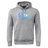 The WRS Canterbury Argentina CCC Flag Club Hoodie is a gray sweatshirt fleece with a "Canterbury" logo, a blue-and-gold chest design, and signature sleeve branding.