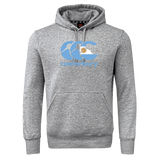 The WRS Canterbury Argentina CCC Flag Club Hoodie is a gray sweatshirt fleece with a "Canterbury" logo, a blue-and-gold chest design, and signature sleeve branding.