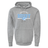 WRS Augusta's Nations of Rugby Argentina Wordmark 60/40 Pullover Hoodie is a cozy gray hoodie with a front pocket and hood. It features "Argentina Rugby" in blue and white letters along with a blue puma logo beneath the text, capturing athletic fleece comfort in style.